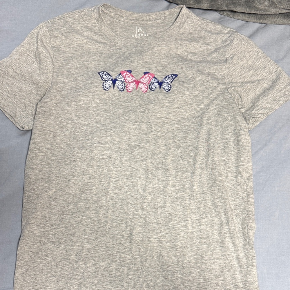 George Gray Butterfly Print Short Sleeve Tee